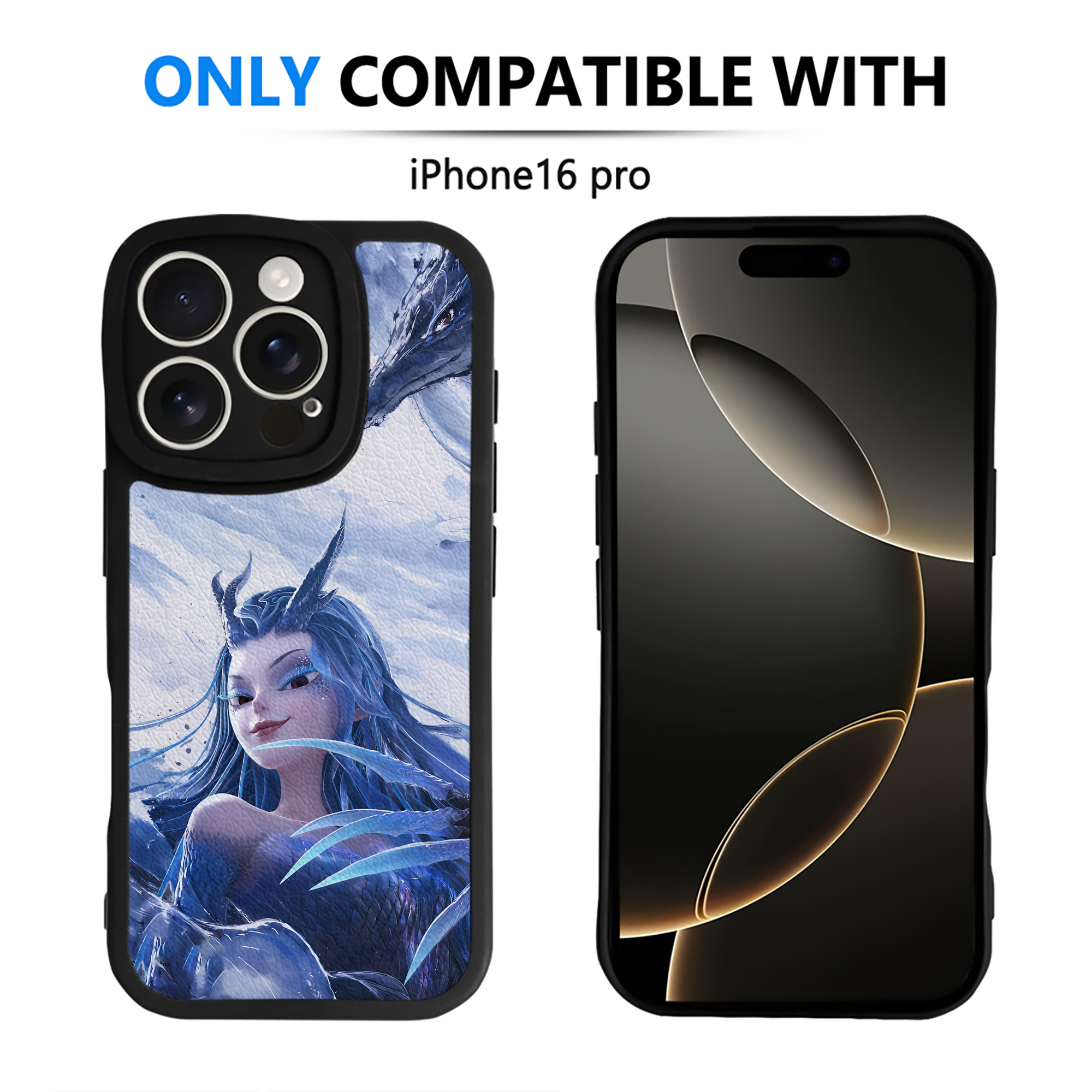 （画像用） Ne Zha 2 ナタ 魔童の大暴れ 【iPhone 16シリーズ対応】シリコンスマホケース（レザー調） 材質：シリコン